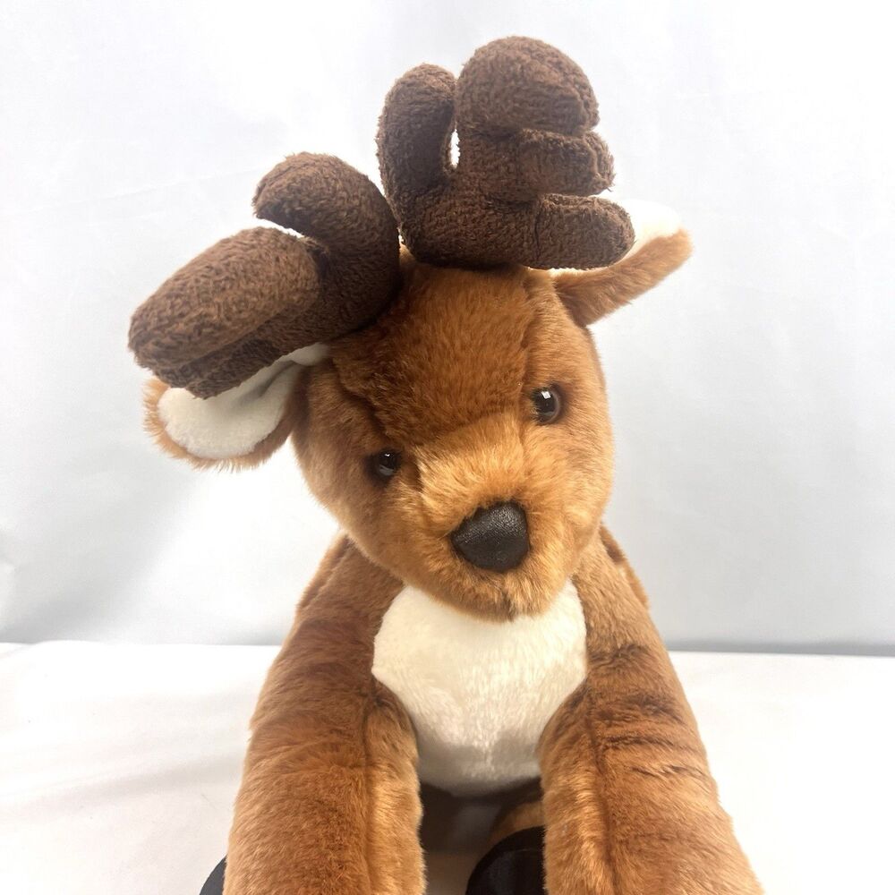 Vintage Build-A-Bear Reindeer Plush 2006 Brown Spotted Woodland Christmas